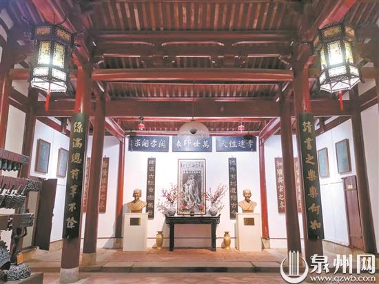 安海石井书院老照片,安海书院