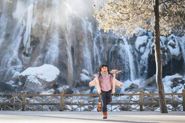 冬日梦幻童话九寨沟12月出发,九寨沟翠海蓝冰