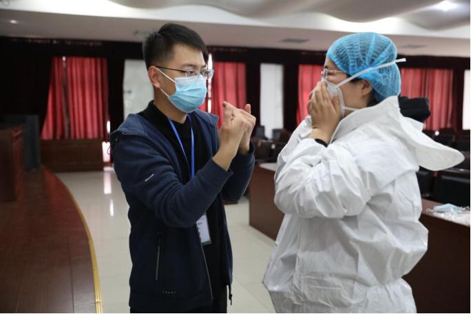 准备好了！*安泰**市中心医院分院第十八梯队队员即将接棒“上岗”