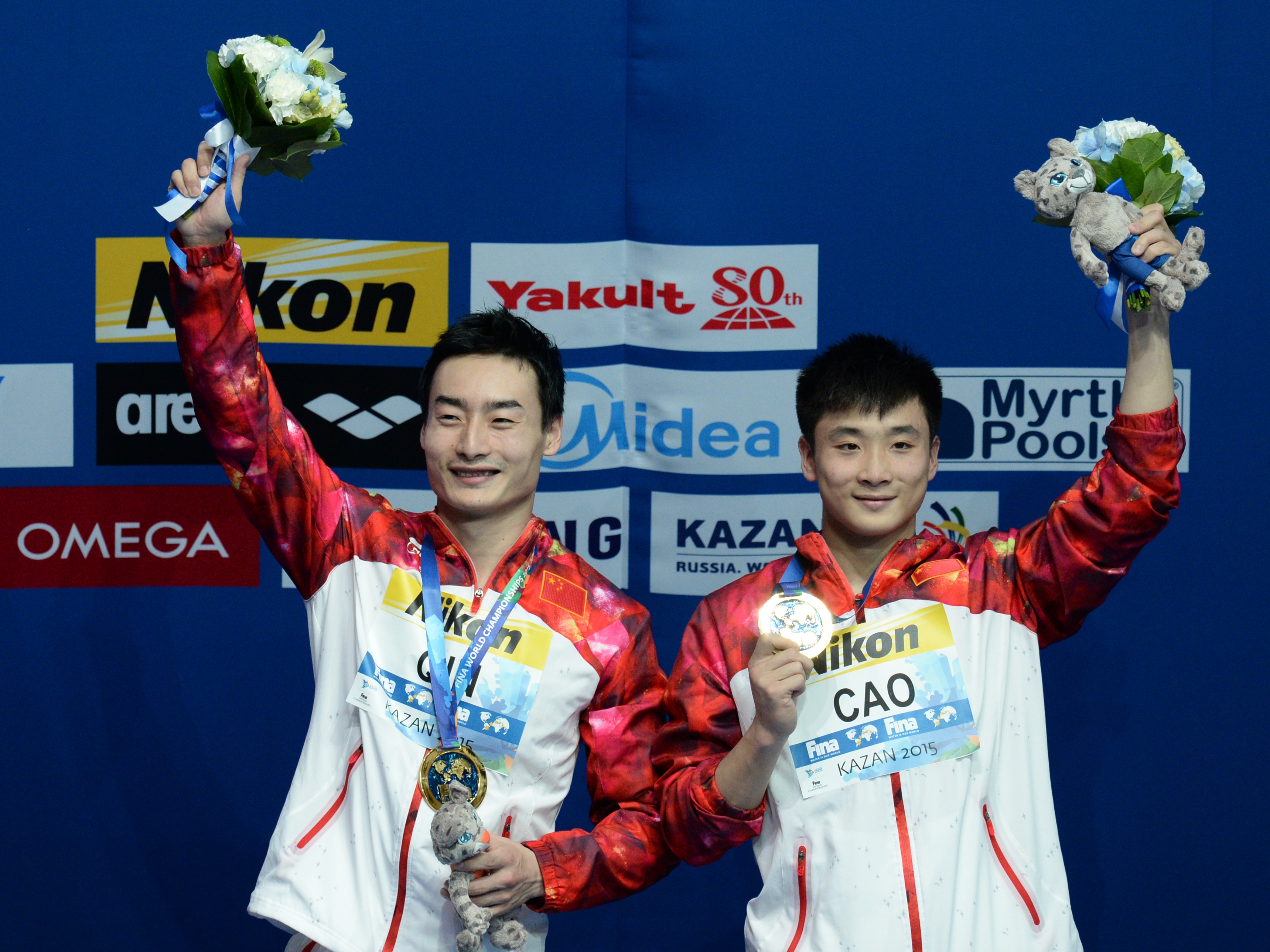 回顾中国跳水队世锦赛百金历程,全部包揽中国跳水梦之队连夺10金