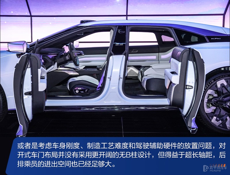 造型对开门,高合汽车机械臂