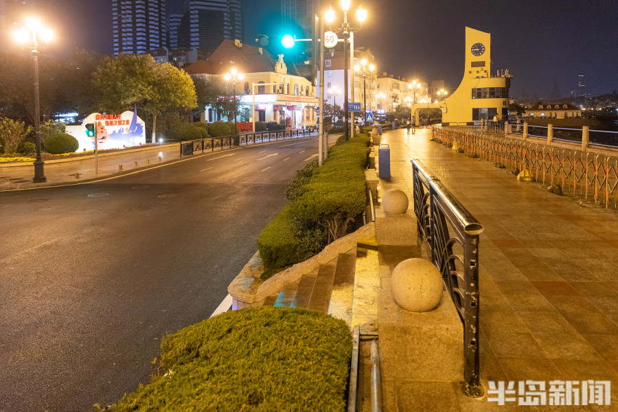 半岛聚焦｜漫步太平路，景色敞亮了！太平路步行街今日开通，老城复兴再进一步