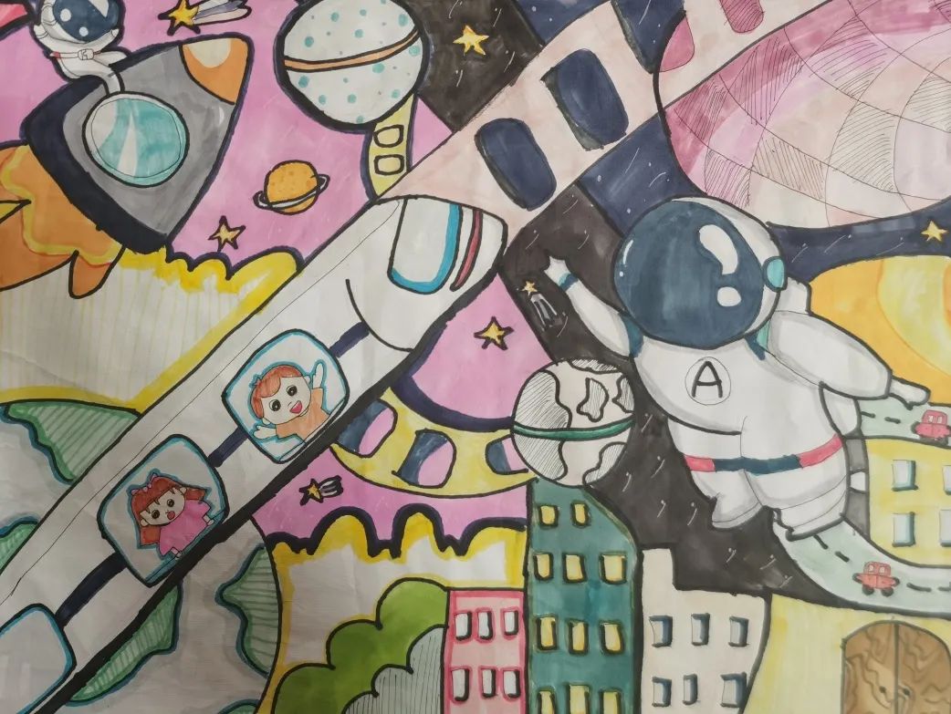 奇妙探索筑梦太空——济南市章丘区汇泉小学观看“天宫课堂”第三课直播活动