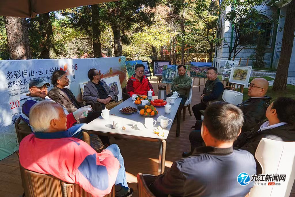 庐山油画风景作品,庐山美庐油画作品欣赏