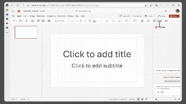 gpt4植入office全家桶新功能演示,officegpt生成ppt