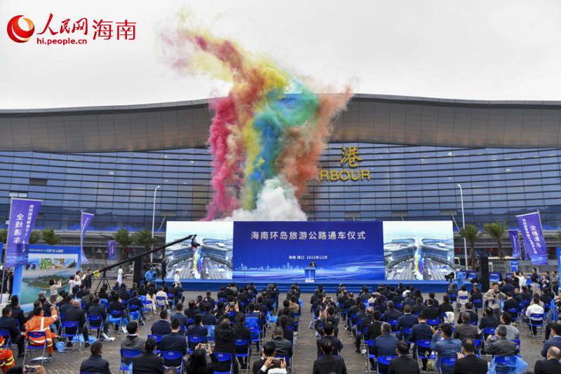 关于海南的旅游线路,海南环岛旅游公路珠碧江大桥建设